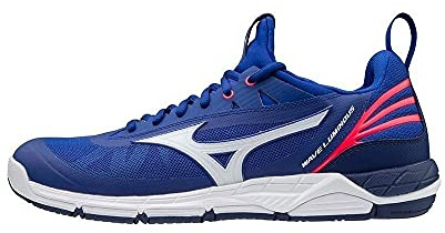 Mizuno Wave Luminous, Chaussures de Volley-ball Unisexe-adulte, Bleu (Reflexbluec/ Wht/ Diva Pink), 38 EU