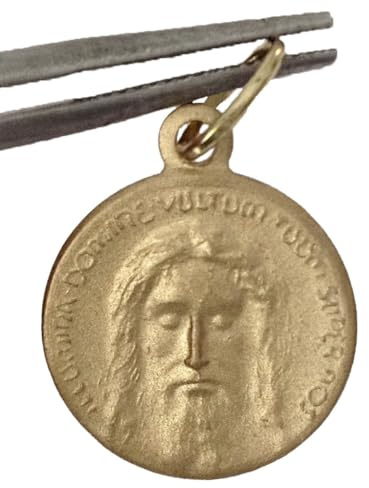 I G J Lotto di Medaglie del Santo Volto di Gesù Cristo - Riproduzione del Volto della Sindone (Lotto da 10 Medaglie)