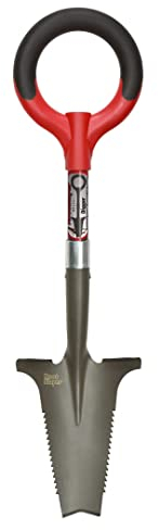 Venteo - Mini-Digger – Rootslayer™ – Rot – Erwachsene – Ideal für Outdoor-Aktivitäten – V-förmiger Kopf