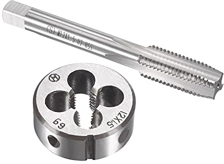 sourcing map Gewindebohrer M12 x 1,5mm Gewindebohrer mit Legierungswerkzeug