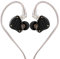 Linsoul KZ ZS10 Pro, monitor auricolare a 5 driver 4BA+1DD, auricolari cablati HiFi, auricolari da gioco, auricolari IEM ibridi, cavo staccabile a 2 pin(con microfono, nero scuro)