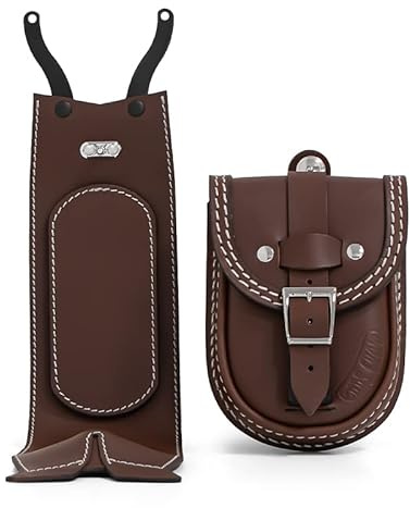 ends cuoio Abnehmbarer Tankrucksack aus echtem Leder mit Schnellöffnung für Indian Scout Bobber 2018-2024, Indian Scout 2015-2024, Scout Rogue Made in Italy