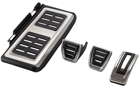 Fußstütze Pedalkappen Bremse Fußpedal Accelerator Abdeckung Für V-W Golf MK7/MK8 Jetta Polo Touran Tiguan Passat A-udi A3 Q2 Q3