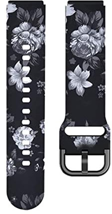 FACDEM 18 mm Smartwatch-Armband für Garmin Venu 2S/Vivoactive 3S 4S Silikon-Armband Ersatzarmband Zubehör für Active S Armband, 18mm For Venu 2S, Achat