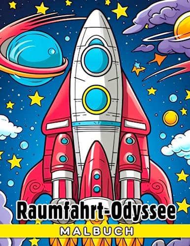 Raumfahrt-Odyssee Malbuch: Entdecke die Wunder des Universums - Für Kinder im Alter von 10-14 Jahren