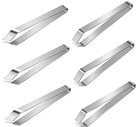 POPETPOP 18 Pcs Clip En Arête De Poisson En Acier Inoxydable Pince à Arêtes De Poisson Pince De Cuisine Pince Dissolvant D'arêtes De Poisson Déplumeur Ustensiles De Cuisine Les Stéréotypes