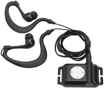 Lecteur MP3 résistant à l'eau IPX8 avec casque de lecture de musique MP3 WMA lecteur de musique pour la natation, le surf, la course (8 Go)