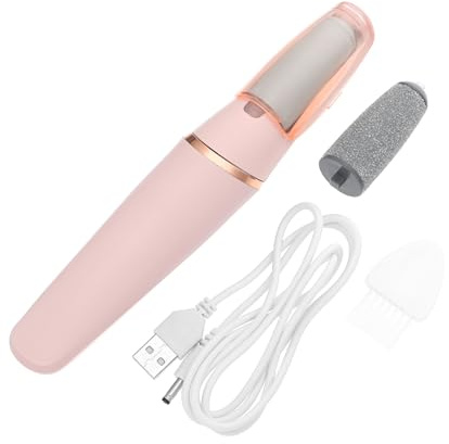 Vaguelly Removedor de Callos Eléctrico para Pies Ligero Lima de Pedicura Abs Adecuado para Uso Personal y Viaje para Eliminar Callos y Durezas