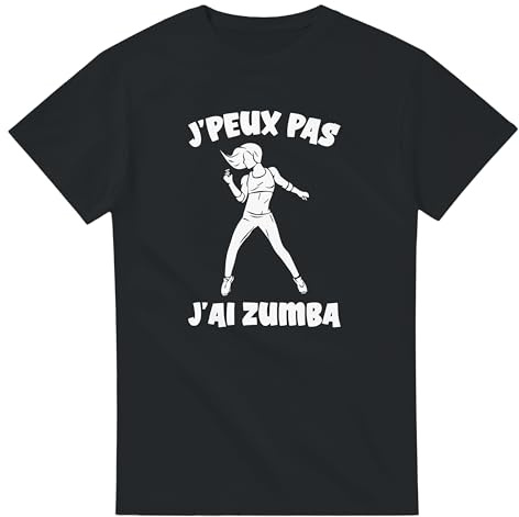 T-Shirt J’Peux Pas j’AI Zumba – Tee Shirt Humour Danse – Idée Cadeau Zumba