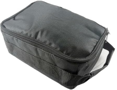 UNISTRENGH Fishing Reel Tackle Bag Outdoor Fishing Reel & Gear Case Water-Resistant Fishing Tackle Organizer Carry Storage Bags (Black)