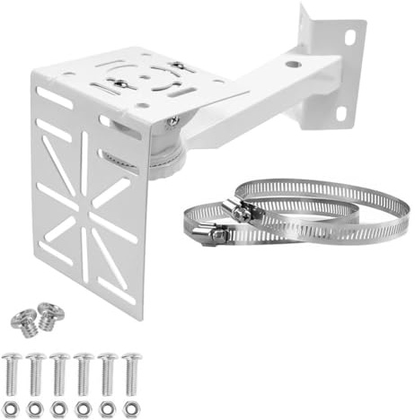 BRRDAQU Soporte de Cámara Exterior Ajustable, Soporte Camara Vigilancia Angular Multiángulo Ajustable para Cámara Exterior para Cámaras de Seguridad y Videovigilancia, Instalación Fácil y Versátil