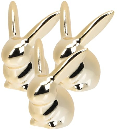 VICASKY 3-teiliges Moderne Osterdeko Hasenfiguren aus Keramik : Schwarz-weißer Hase im 2er Set - Premium Osterfiguren-Set für Zuhause Tischdeko & Frühling Present for Women