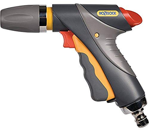 HOZELOCK - Jet Spray Gun Pro : Ideal For Maintenance and Watering, Intensive Use, Ergonomic, Comfortable to Use and Robust, Locking Function and Flow Control: 3 Spray Patterns [2692 0000]