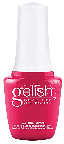 Gelish MINI Prettier In Pink Soak-Off Gel Polish, Pink Gel Nail Polish 9ml
