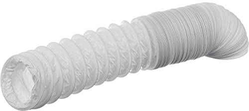 LIRAST Ø 100mm / 6m Lüftungsschlauch - PVC Flexschlauch - Abluftschlauch für Klimaanlage Wäschetrockner Abzugshaube