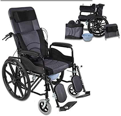Máquina de desplazamiento de silla de ruedas móvil, cómoda y ligera, plegable, para exteriores, portátil, de acero al carbono, ancha, bariátrica, para exteriores, cómoda, máquina de desplaza