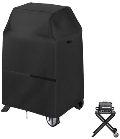 Grillabdeckung, wasserdichte Outdoor Grillabdeckung für Ninja Grill-Smoker, Schutzhülle für Ninja OG701 Serie Woodfire Outdoor-Grill(83 x 60 x 110 cm)