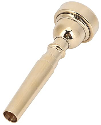 Trompetenmundstück, Trompetenmundstück Langlebiges, Stilvolles Messing-Professionelles Horn-Musikinstrumentenzubehör (Gold 5C