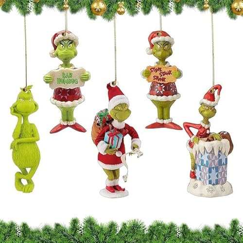 5 Stück Weihnachtsbaum Hängende Dekoration, Hängende Ornament, Weihnachtsbaumschmuck, 2025 Frohe Weihnachten Ornamente für BaumBaum Weihnachtsschmuck, Weihnachtsdeko,Xmas Decor
