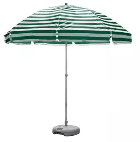 WDFYD 8.2Ft Ombrellone, ombrello da spiaggia, UPF 50+, Protezione solare, baldacchino portatile, costole in fibra di vetro, per la piscina del giardino della spiaggia(Green)