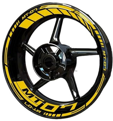 Rueda Pegatinas reflectantes Para Ya&maha Para MT-07 Para MT07 Adhesivo Reflectante Rueda Motocicleta Cinta Adhesiva Llanta Pegatina Rueda Moto