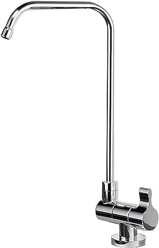 Robinet de filtre à eau de cuisine chromé – Robinet d'évier pliable en laiton froid pour une eau potable propre et une solution élégante de filtration de l'eau