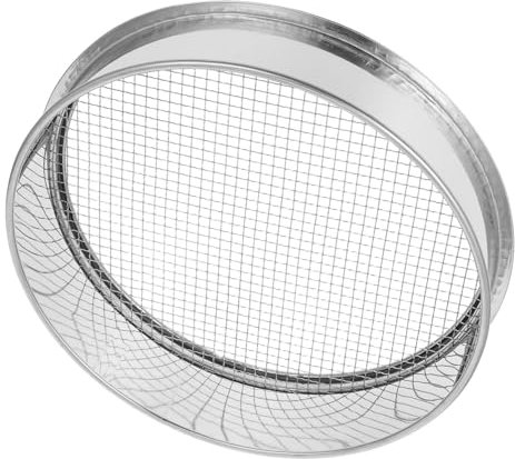 UKCOCO Tamiz De Jardín De Acero Inoxidable para Tierra y Grava para Preparar Compost y Separar Tierra y Piedras Jardinería