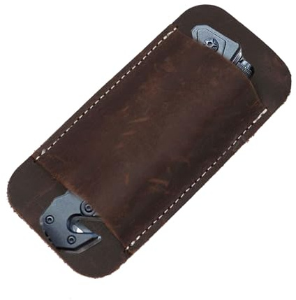 Gaine de Couteaux en Cuir, Gaine de Couteaux de Poche pour Ceinture Étui