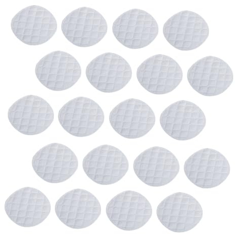 HEMOTON 20stücke Stilleinlagen aus Baumwolle Waschbar Brustwarzen Pads Saugfähig für Mütter Stillzubehör Brustwarzeneinlagen Stillen Stilleinlage