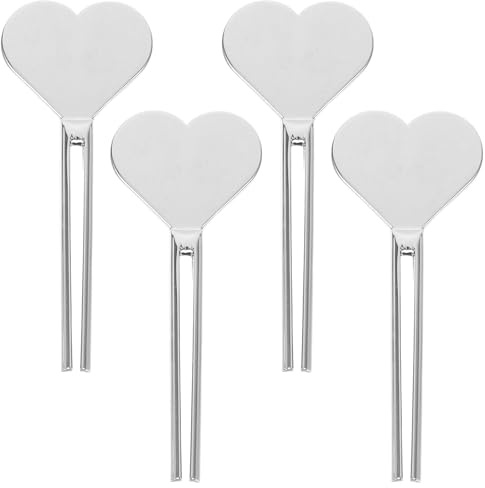 HOLIDYOYO 4PCS Stainless Steel Toothpaste Squeezer Tube Key, Manual Metal Tube Squeezer Tool for Efficient Toothpaste, Creams, Paints Dispensing, Suitable for Home and Hotel Use