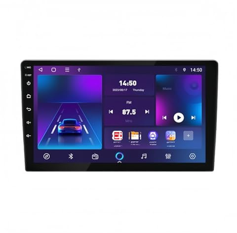 Tablet per auto TS18 Android 13.0 IPS 2.5D WIFI/4G 7/9/10 Autoradio universale per Toyota/Honda/Hyundai con Carplay wireless(RAM3G+ROM32G,7 inch)