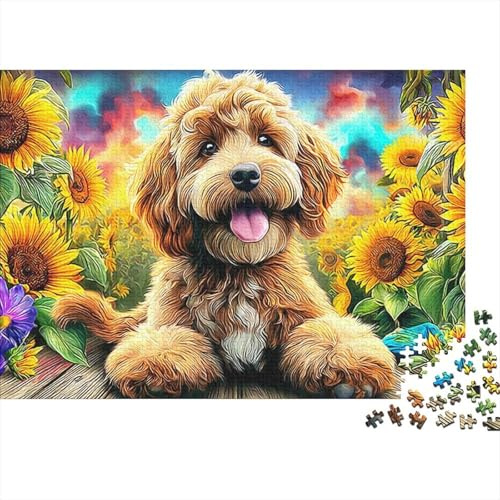 Cute Dog (12)_4 1000 Piece Recycled Cardboard Jigsaw Puzzle for Adults Yorkshire Terrier Dress Educational Game Stress Relief Wall Decoration Relaxation Leisure