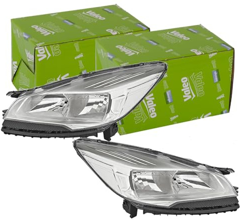 2x Valeo H15 H7 Scheinwerfer Satz | 044979 + 044980 Kompatibel mit Kuga II (DM2),Kuga II Van