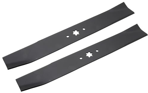 SECURA Jeu de lames (mulching) compatible avec Colombia PX16B96H 13HM79GF646 Tracteur de pelouse