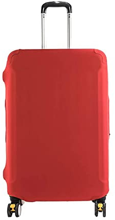 Anawakia Elastisch Einfarbig Kofferhülle Koffer Abdeckung Schutzhülle Kofferschutzhülle Kofferbezug Luggage Gepäck Cover (Rot,L 25-28 Zoll)