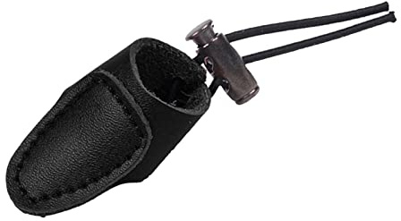 Perfeclan Weicher -Daumenring Bogenschießen-Fingerschutz für Reurve-Bogen-Fingerschutz für traditionellen Bogenschutz-Schießhandschuh