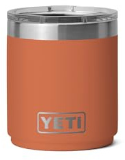 Yeti Rambler 10 oz Stackable Lowball 2.0, Vacuum Insulated, Stainless Steel with MagSlider Lid, High Desert Clay