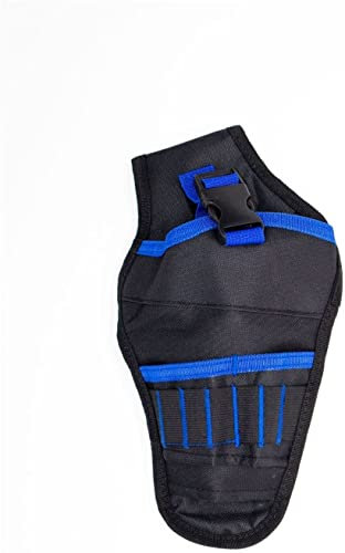 Portable Heavy Duty Drill Holster Sac à outils d'électricien Perceuse Mandrin Ceinture Poche de rangement pour perceuse sans fil Sac à outils professionnel Kit de stockage d'outils d'entretien Porta