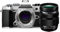 OM SYSTEM OM-5 Cámara con Sistema Micro Four Thirds con Objetivo M.Zuiko Digital ED 12-40mm Pro II, Sensor Live Mos de 20 MP, Estabilización de Imagen Mejorada de 5 Ejes, Plata/Negro