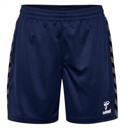 Hummel unisex barnshorts Hmlauthentic Pl shorts barn, BLÅ, 164