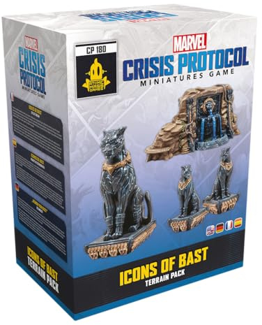 Asmodee, Marvel: Crisis Protocol – Ikonen von Bast, Terrain Pack, Tabletop