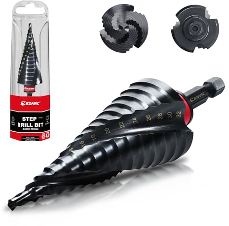 EZARC 3-flute Step Drill C-shape Cutting Edge European Standard 4-32mm 15 Sections