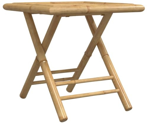 vidaXL Gartentisch Klappbar 45x45x45 cm Bambus