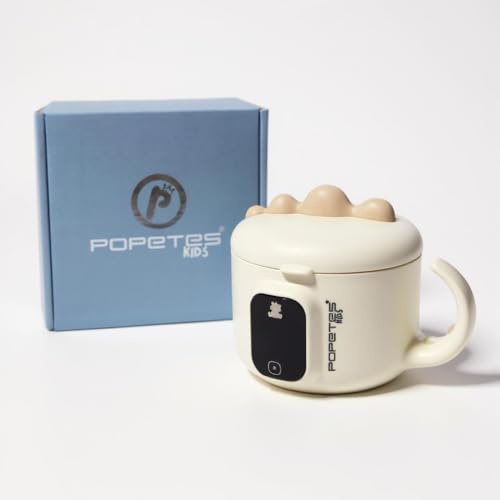 Popetes Kids -Calentador de potitos pórtatil RAPTOR. Solución inalámbrica, recargable, cuenco para atemperar papillas, purés y alimentos para bebé, Ideal para viajes y uso diario. El regalo ideal.