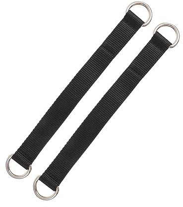 WESIEVYA Diing Gürtel Gewichtheben Übung Hängegurte für Fitness 2 Stück Schwarz Swing Hängegurte Edelstahl