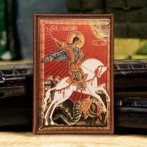 Klett Patch, St. Georg der Sieger zu Pferd, Lustige Stickflächen, DIY -dekorative Aufkleber Auf Militärischen Rucksäcken, Hüten Und Flugjacken