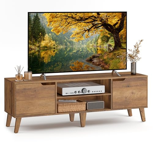 VASAGLE TV-Schrank, Lowboard, für Fernseher bis zu 65 Zoll, 147 cm lang