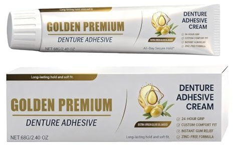 Colle pour dents fausses dents | Crème de 68 g pour les gencives | Colle douce pour dents fausses | Pour femmes et hommes sécurité quotidienne voyage Brackets gencives