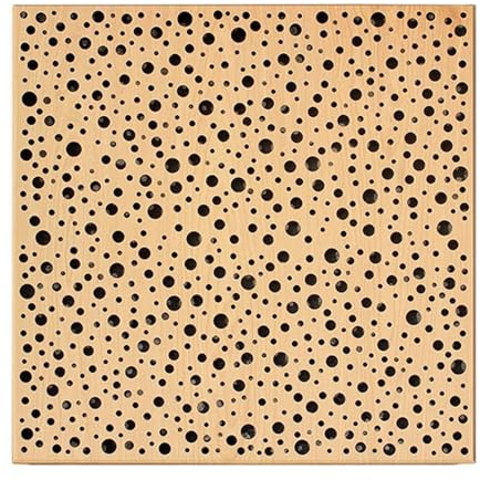 Smooth Aluminum Ceiling Tiles Acoustic Panels for Home Studio Gaming Room Office & Kitchen Decor 20pcs Set (BrownF 60x60cm) Soundproofing & Aesthetic Upgrade