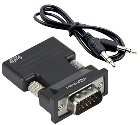 Generico Adaptador USB a - Convertidor hembra a macho, adaptador USB a | monitor, Plug and Play, soporta resolución 1080P para proyector HDTV Laptop PC de escritorio